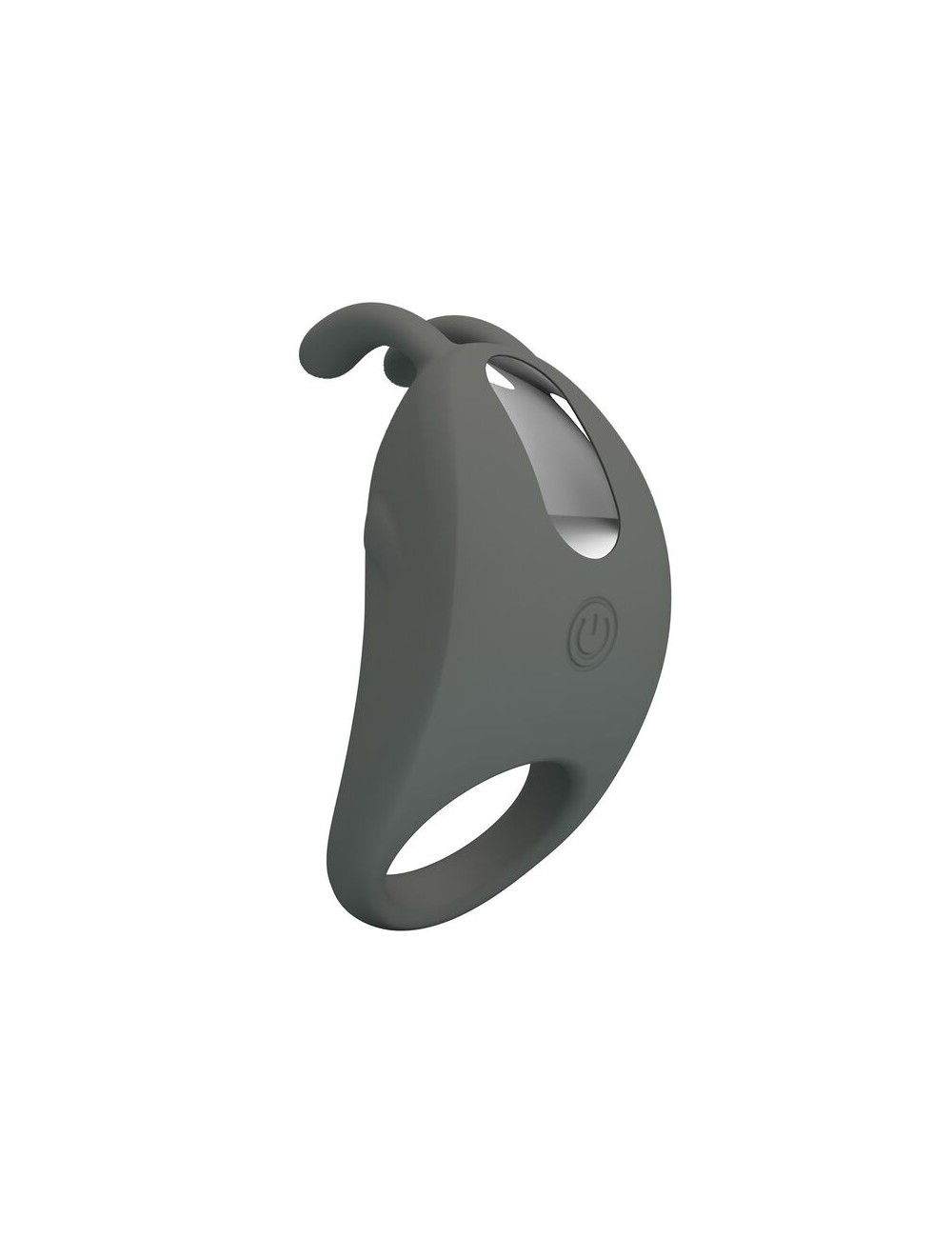 PRETTY LOVE - RECHARGEABLE VIBRATING RING WITH RABBIT STIMULATOR