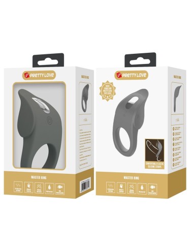 PRETTY LOVE - RECHARGEABLE FLEXIBLE SILICONE VIBRATING RING
