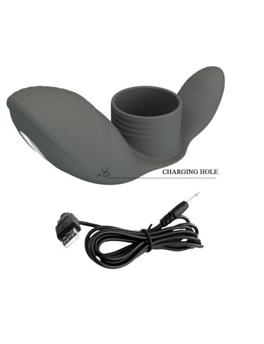 PRETTY LOVE - RECHARGEABLE VIBRATING RING WITH DUAL STIMULATION