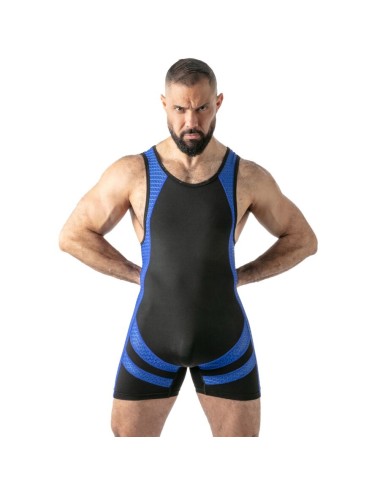 LOCKER GEAR - OPEN ACCESS SINGLET BLUE L