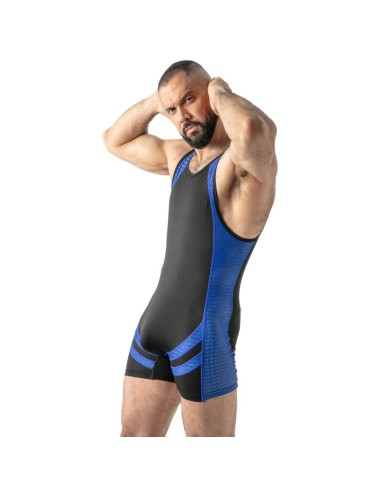 LOCKER GEAR - OPEN ACCESS SINGLET BLUE L