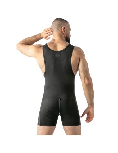 LOCKER GEAR - OPEN ACCESS SINGLET BLACK S