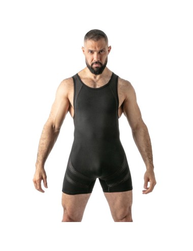LOCKER GEAR - OPEN ACCESS SINGLET BLACK L