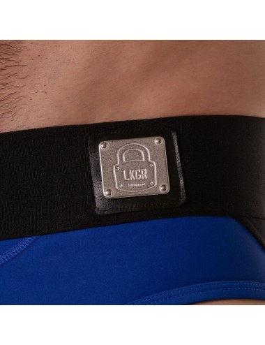 LOCKER GEAR - WIDE WAISTBAND JOCK BRIEF BLUE S