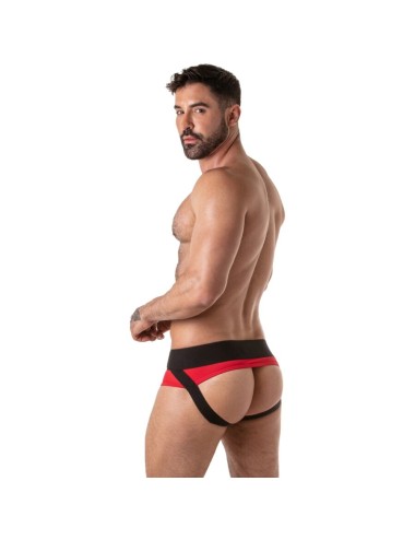 LOCKER GEAR - WIDE WAISTBAND JOCK BRIEF RED M