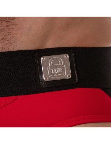 LOCKER GEAR - WIDE WAISTBAND JOCK BRIEF RED XL