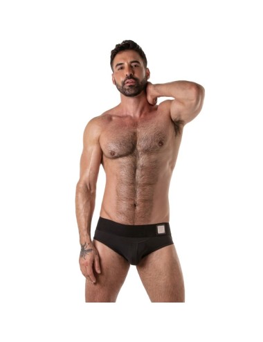 LOCKER GEAR - WIDE WAISTBAND JOCK BRIEF BLACK S