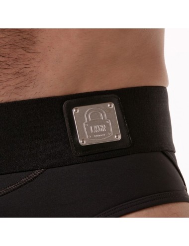 LOCKER GEAR - WIDE WAISTBAND JOCK BRIEF BLACK XL