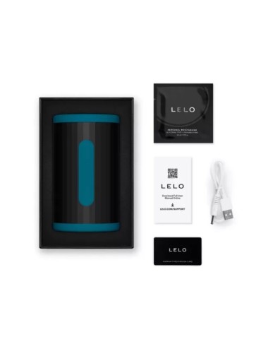 LELO - F2S DOUBLE SONIC MALE STROKER WITH DUAL SONIC STIMULATION TEAL