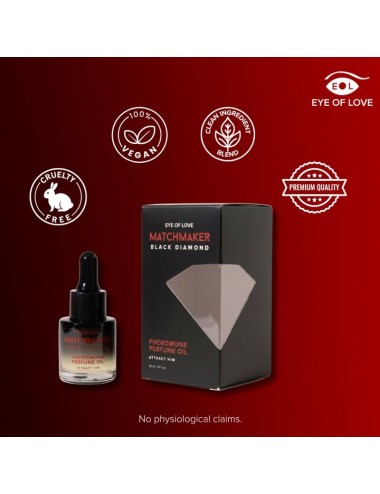 EYE OF LOVE - MATCHMAKER BLACK DIAMOND PHEROMONE PERFUME OIL 20 ML