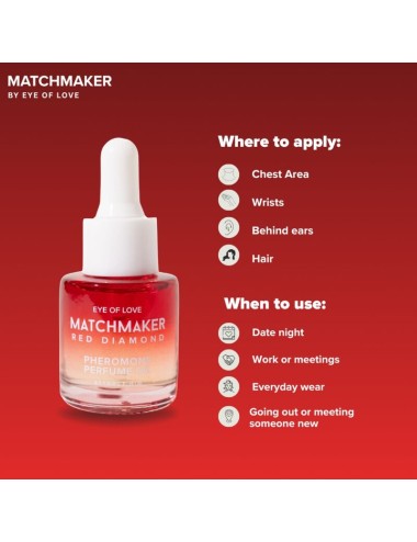 EYE OF LOVE - MATCHMAKER RED DIAMOND PHEROMONE PERFUME OIL 20 ML
