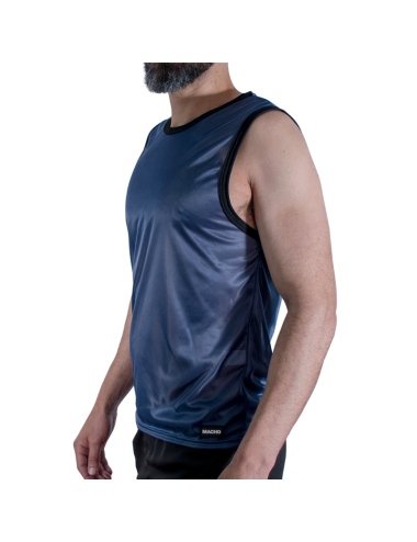 MACHO - NAVY BLUE T-SHIRT L/XL