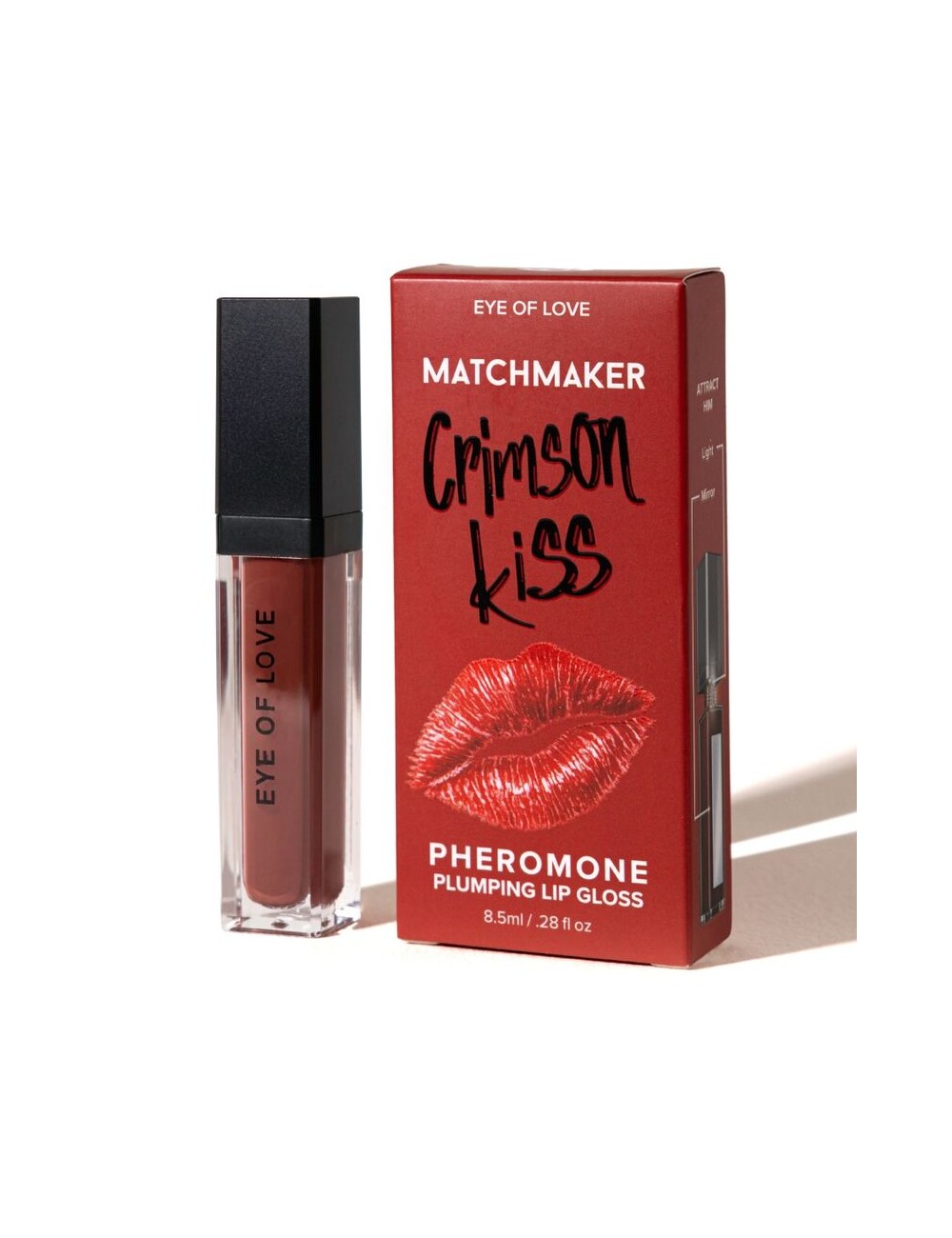 EYE OF LOVE - MATCHMAKER CRIMSON KISS RED LIP GLOSS VOLUMIZING EFFECT WITH PHEROMONES 8.5 ML