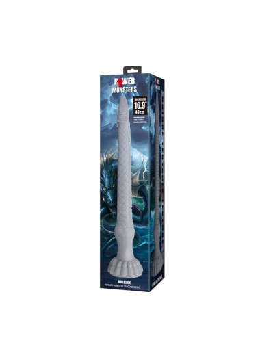 POWER MONSTERS - BASILISK FANTASY SILICONE DILDO 43 CM Ø 5 CM