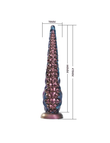 POWER MONSTERS - ABYSSAL TENTACLE TRICOLOR FANTASY SILICONE DILDO 46 CM Ø 7 CM