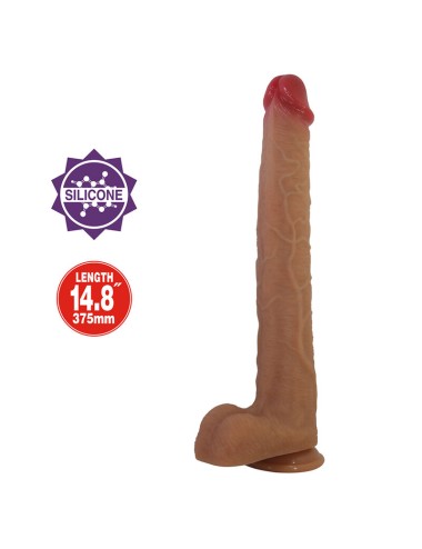 PRETTY LOVE - TERIN PLUS REALISTIC SILICONE DILDO WITH SUCTION CUP 37.6 CM Ø 5.5 CM