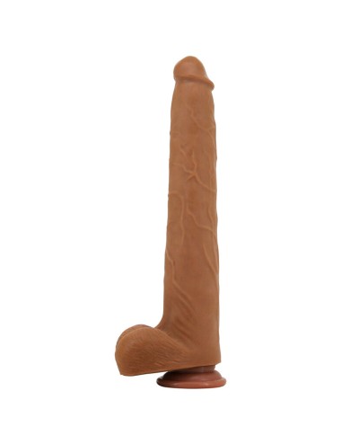 PRETTY LOVE - VIGGO REALISTIC SOFT-TOUCH SKIN-SLIDING DILDO 36,5 CM BROWN