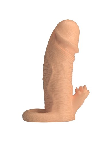PRETTY LOVE - RODERIC PENIS EXTENSION SLEEVE 13 CM Ø 3.8 CM NATURAL