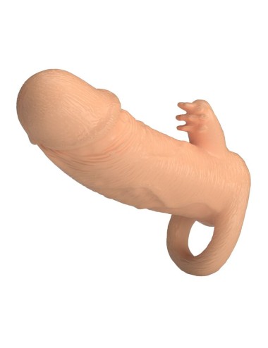 PRETTY LOVE - RODERIC PENIS EXTENSION SLEEVE 13 CM Ø 3.8 CM NATURAL