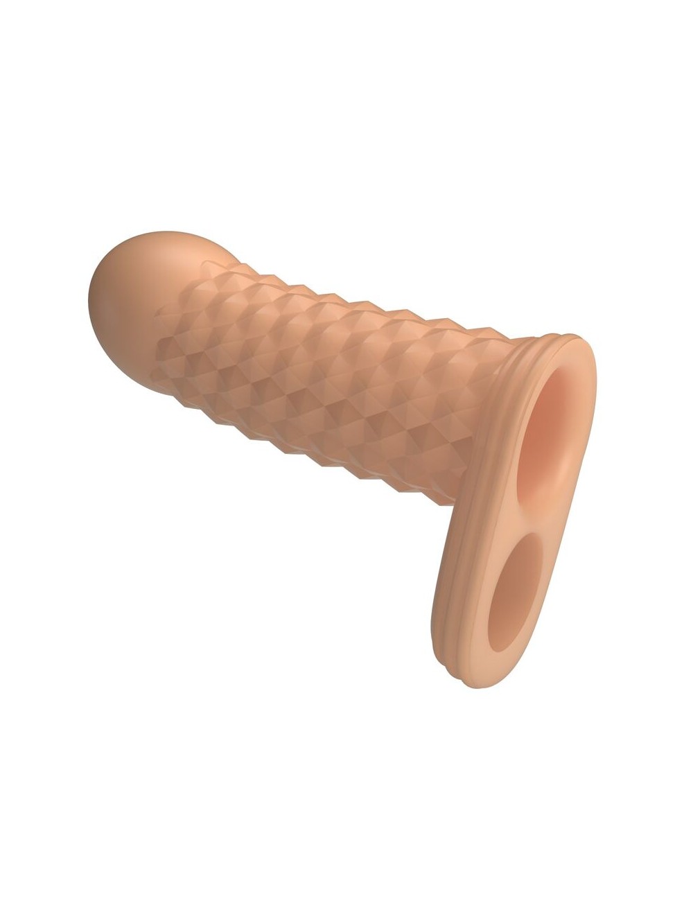 PRETTY LOVE - WOLFRAM PENIS EXTENSION SLEEVE 11.5 CM Ø 3.8 CM NATURAL