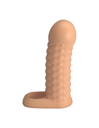 PRETTY LOVE - WOLFRAM PENIS EXTENSION SLEEVE 11.5 CM Ø 3.8 CM NATURAL