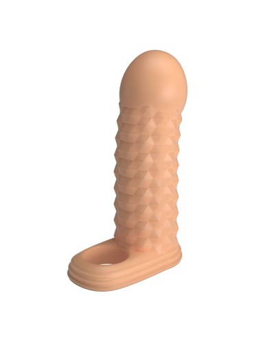 PRETTY LOVE - WOLFRAM PENIS EXTENSION SLEEVE 11.5 CM Ø 3.8 CM NATURAL