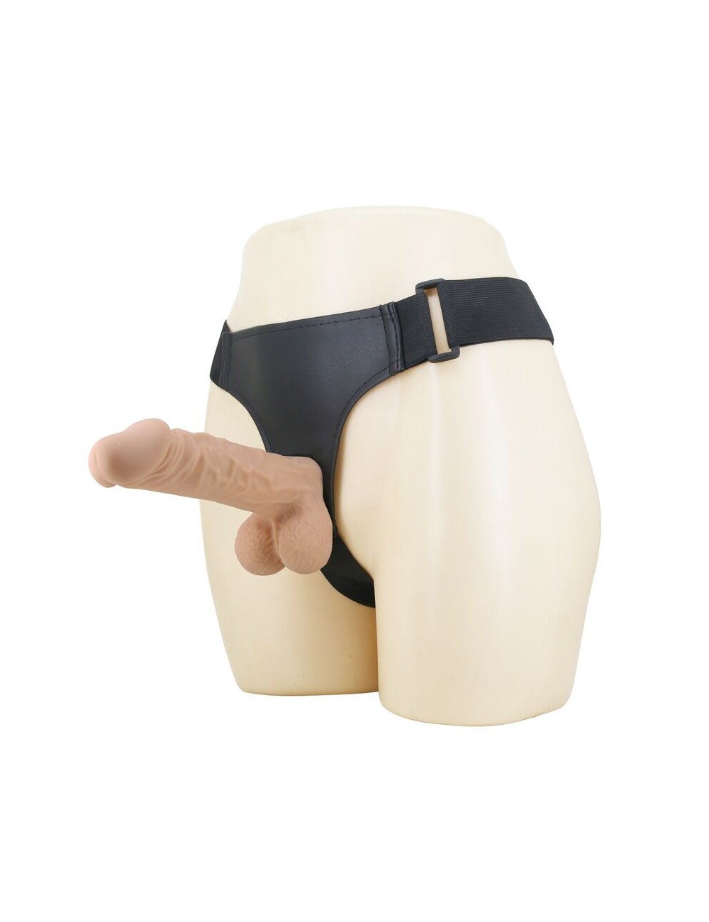 PRETTY LOVE - JOLYON HARNESS WITH FLEXIBLE DILDO 22 CM Ø 4.8 CM NATURAL