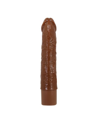 PRETTY LOVE - LEONARDO REALISTIC VIBRATOR 20 CM Ø 4 CM BROWN
