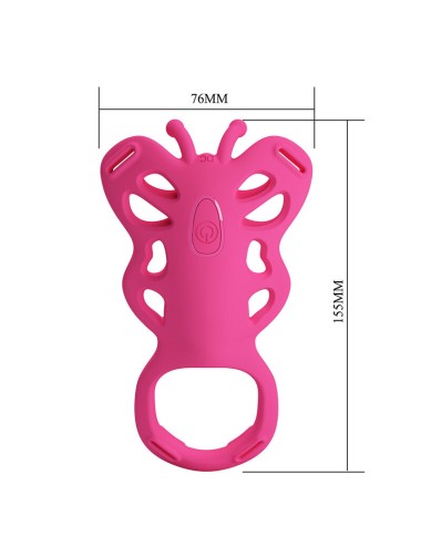 PRETTY LOVE - BUTTERFLY APP CONTROL PANTY MASSAGER PINK