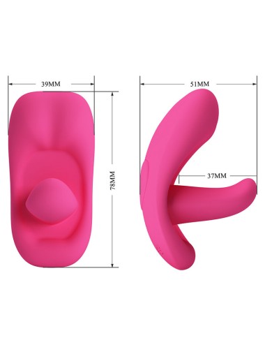 PRETTY LOVE - HAZELYNN 12 FUNCTION APP CONTROL MASSAGER PINK