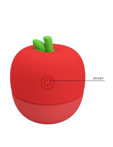 PRETTY LOVE - RECHARGEABLE TONGUE EFFECT CLITORAL STIMULATOR RED