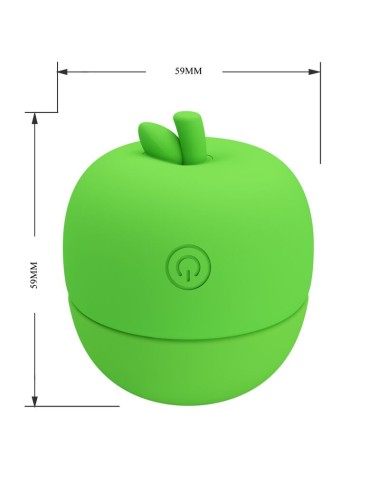 PRETTY LOVE - RECHARGEABLE TONGUE EFFECT CLITORAL STIMULATOR GREEN