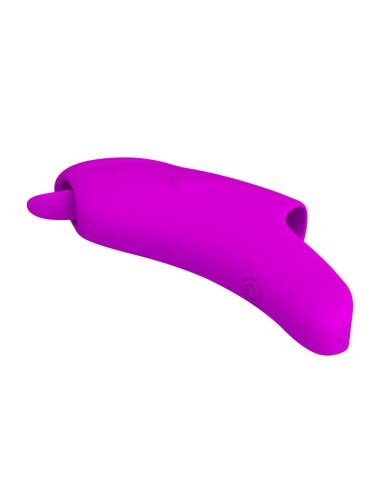 PRETTY LOVE - PETERSON HONEY FINGER RECHARGEABLE FINGER VIBRATOR PURPLE