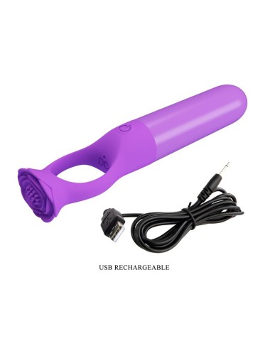 PRETTY LOVE - GIANA RECHARGEABLE MINI VIBRATOR MASSAGER PURPLE