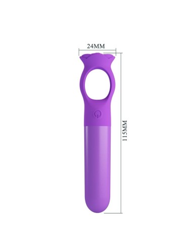 PRETTY LOVE - GIANA RECHARGEABLE MINI VIBRATOR MASSAGER PURPLE