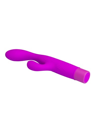 PRETTY LOVE - JENE DUAL STIMULATION G-SPOT AND CLITORAL VIBRATOR PURPLE