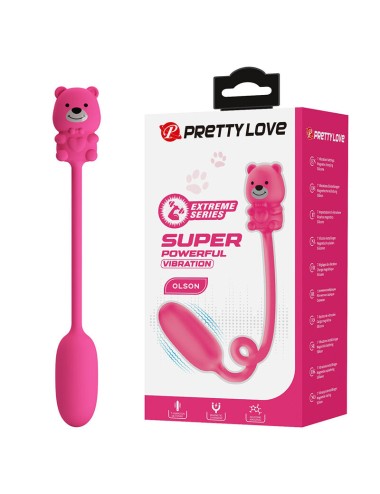 PRETTY LOVE - OLSON RECHARGEABLE BULLET VIBRATOR WITH WIRED CONTROLLER PINK