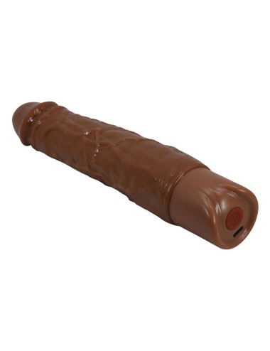 PRETTY LOVE - OWEN REALISTIC VIBRATOR 22.5 CM Ø 4.5 CM BROWN