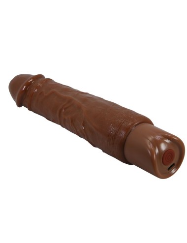 PRETTY LOVE - DUKE REALISTIC VIBRATOR 23.5 CM Ø 4.8 CM BROWN