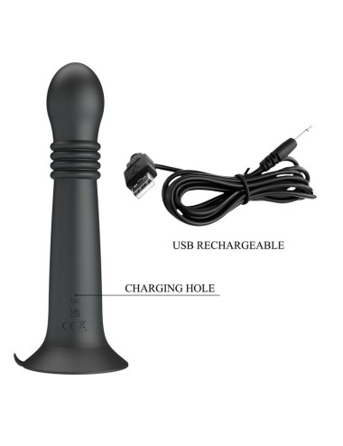 PRETTY LOVE - STELLA USB RECHARGEABLE ROTATING AND THRUSTING MASSAGER