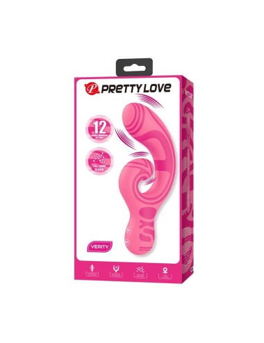 PRETTY LOVE - VERITY USB RECHARGEABLE DOUBLE-ENDED MASSAGER