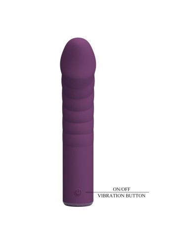 PRETTY LOVE - RYLAND RECHARGEABLE VIBRATOR 10 FUNCTIONS PURPLE