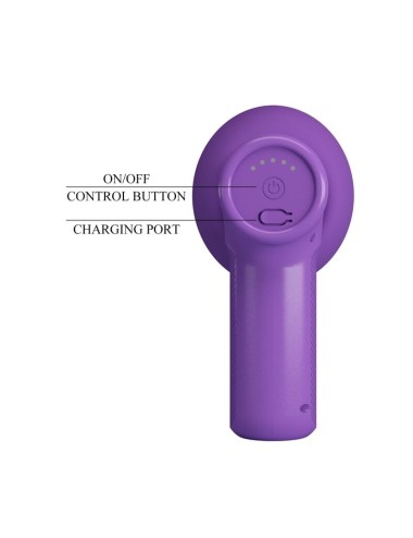 PRETTY LOVE - VITO THRUSTING MASSAGE GUN 5 MODES PURPLE