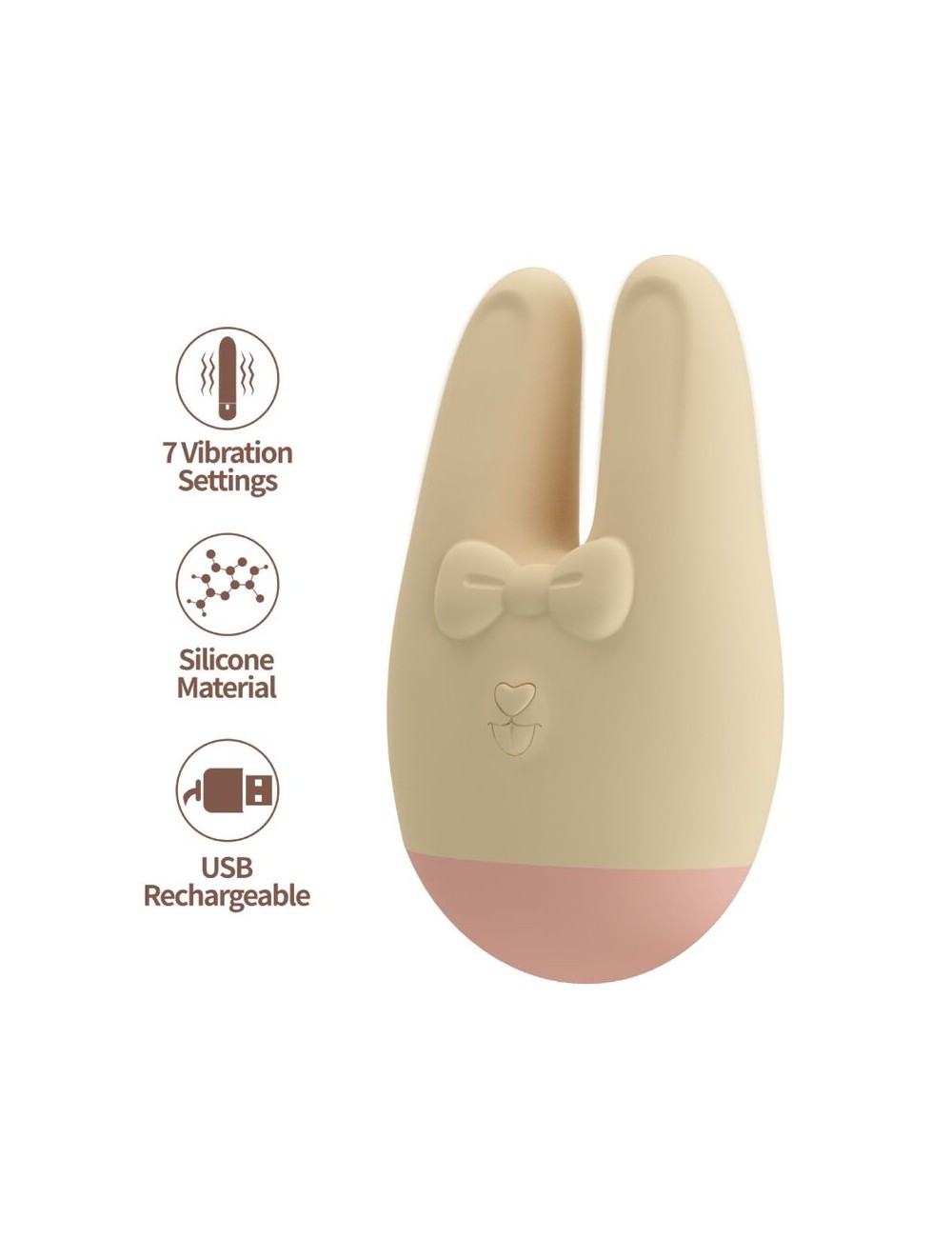 ROMANCE - BUNNY EXTERNAL STIMULATOR 7 VIBRATION MODES