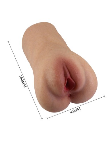 PRETTY LOVE - OTTILIE REALISTIC SILICONE VAGINA MASTURBATOR, COMPACT, NATURAL