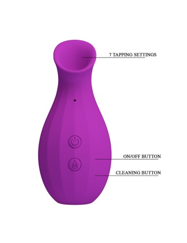 PRETTY LOVE - MAGIC BOTTLE RECHARGEABLE CLITORAL SUCTION STIMULATOR PURPLE