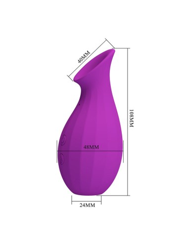 PRETTY LOVE - MAGIC BOTTLE RECHARGEABLE CLITORAL SUCTION STIMULATOR PURPLE