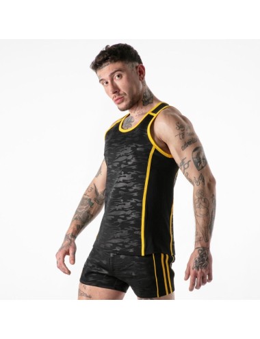 LOCKER GEAR - FULL MILITARY ACCESS TANKTOP YELLOW M