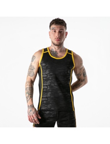 LOCKER GEAR - FULL MILITARY ACCESS TANKTOP YELLOW M