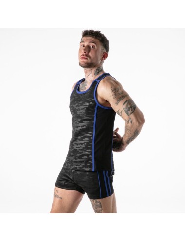 LOCKER GEAR - FULL MILITARY ACCESS TANKTOP BLUE S
